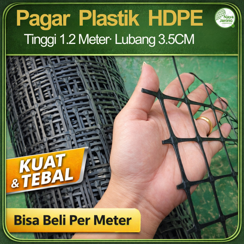 Pagar Plastik HDPE 3.5CM