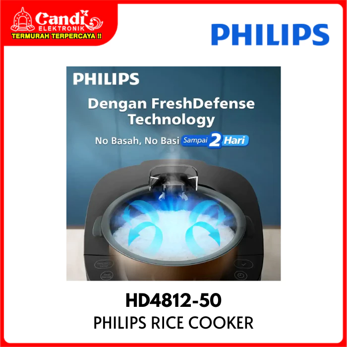 PHILIPS Digital Rice Cooker 1,8 Liter Low Sugar HD4812-50 - Gambar 4