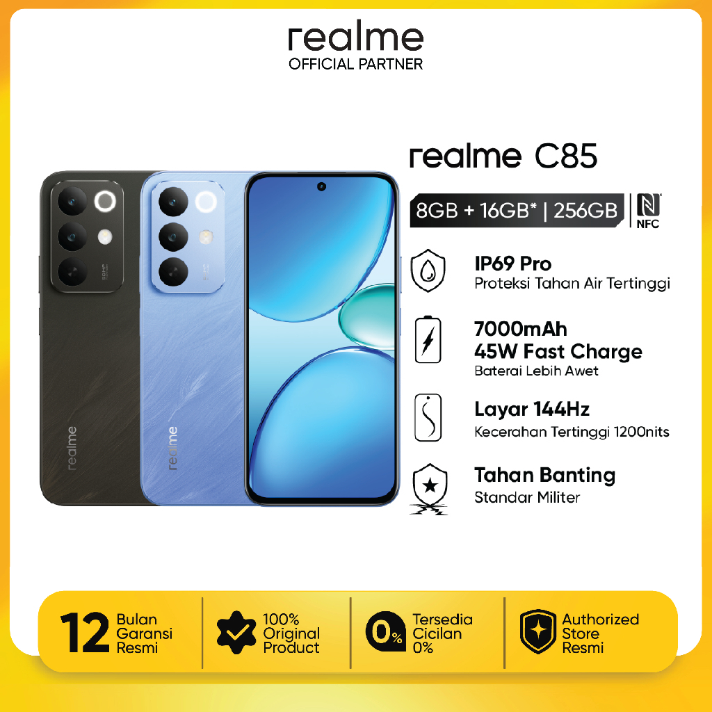 [BUNDLING] realme C85 8GB/256GB + Watch 5 Bundle - Gambar 2