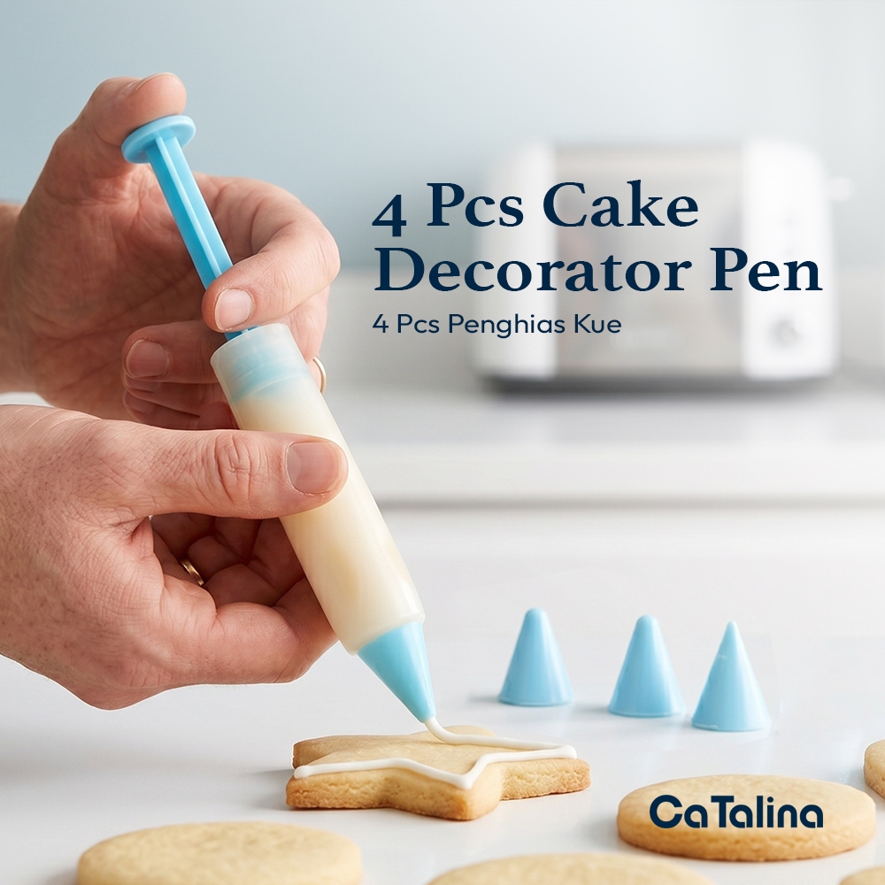 4 Pcs Pen Alat Penghias Kue Tart Dekorasi Kue Cake