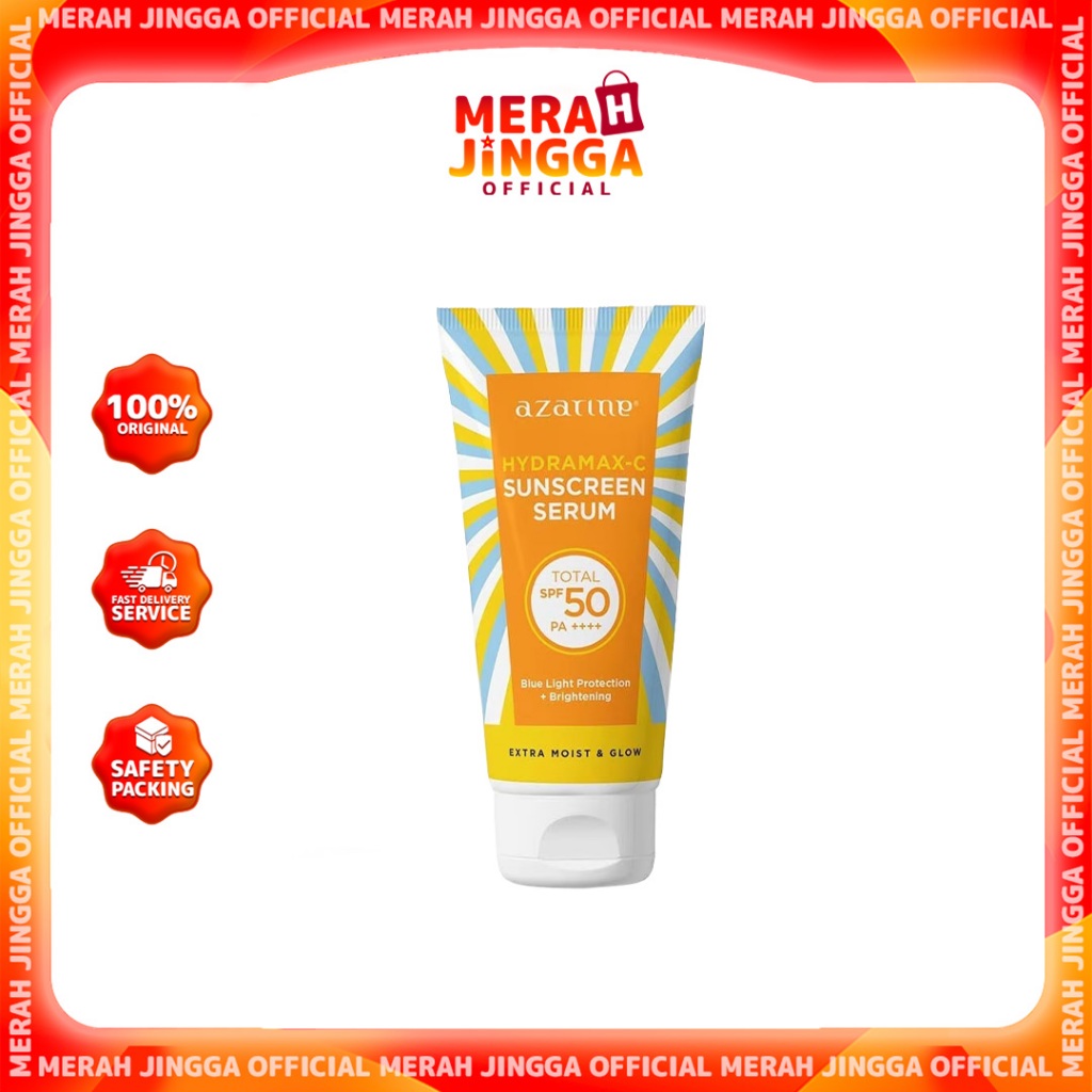 AZARINE Hydramax-C Sunscreen Serum 40ml / Merah Jingga Official