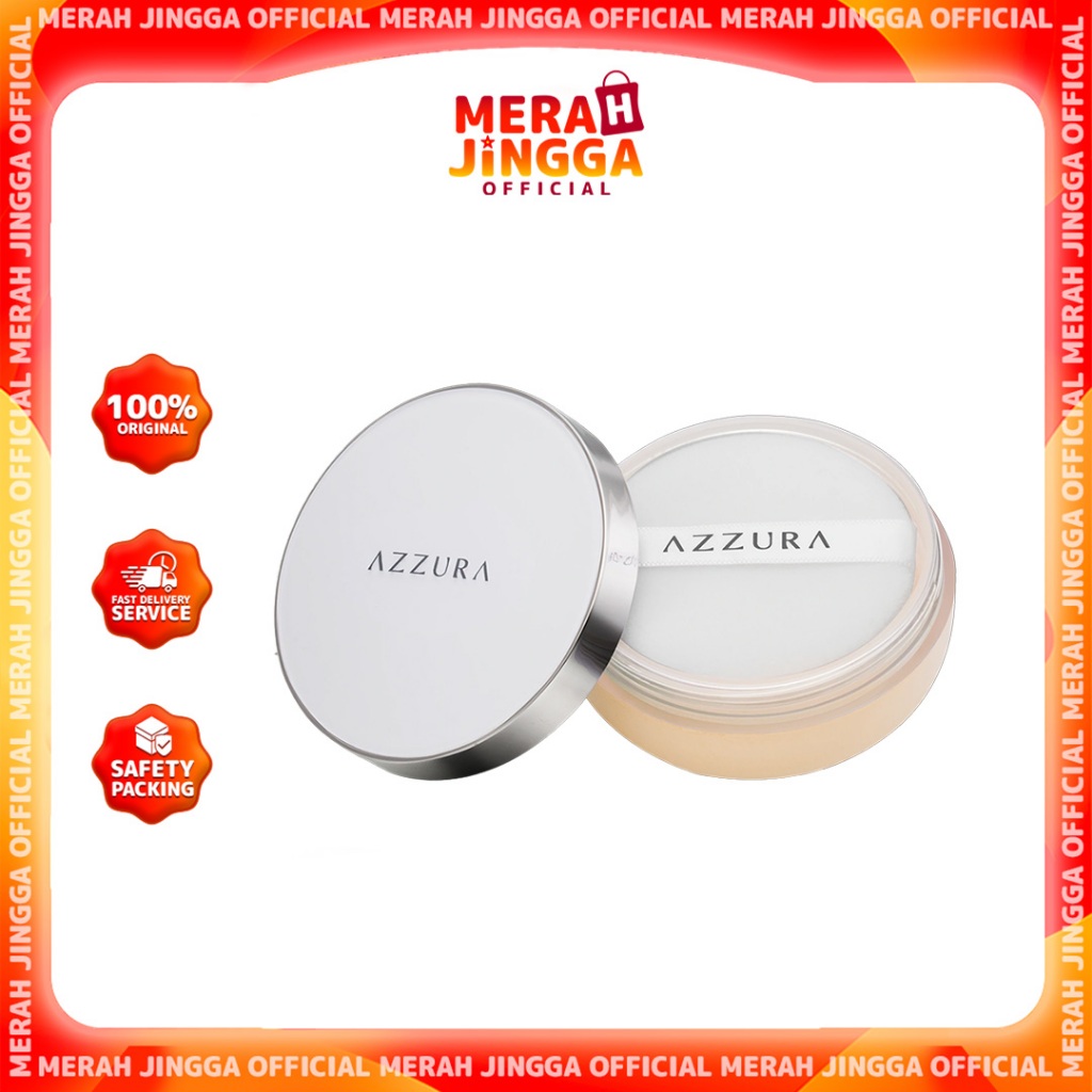 AZZURA Loose Powder Bedak Tabur / Merah Jingga Official