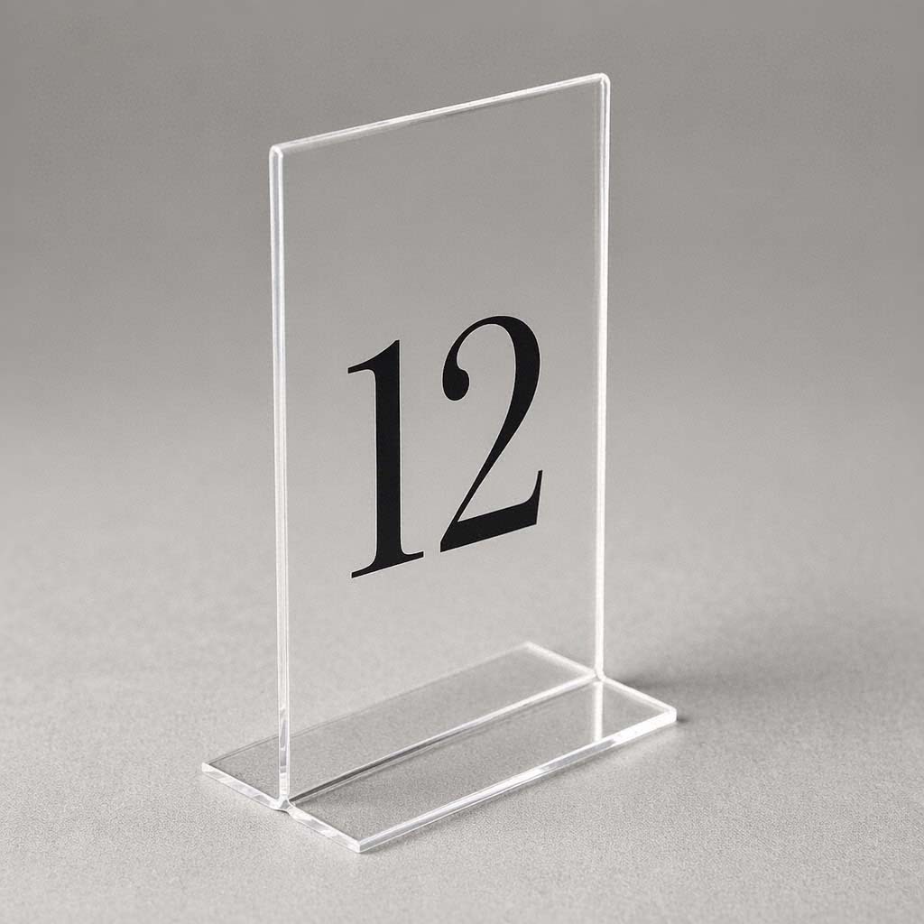 Stand nomor meja brosur card karilik 5 x 10 cm - Gambar 4
