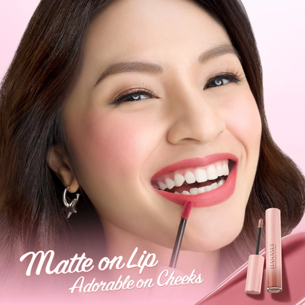 Hanasui Mattedorable Lip Cream - Velvet Matte Finish Melembabkan Ringan Tahan Lama Pigmented Olive Oil Vitamin E - Gambar 2