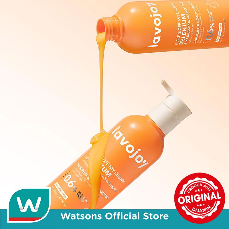 Lavojoy Flakes Off My Crown 0.6% Selenium 2In1 Shampoo + Conditioner Autumn Breeze 200ml - Gambar 4