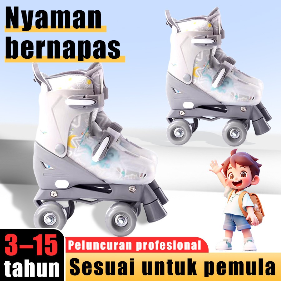 MTG -sepatu roda/sepatu roda anak/Sepatu es terbaru untuk anak laki-laki lampu kedip/tidak licin/anti goyang/lnline skate/star/ukuran dapat disesuaikan/pu/gaya bajaj/mode skateboard