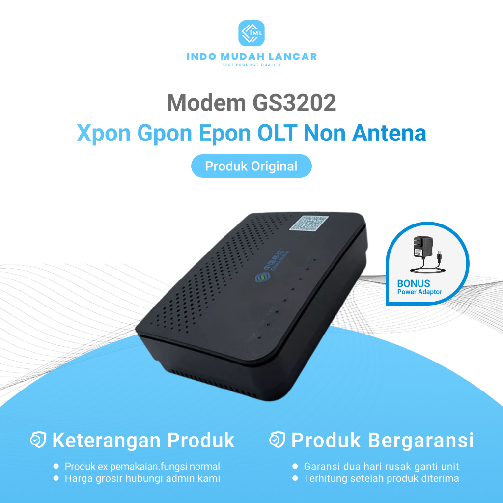 Original Used Xpon GS3202 Gpon Epon OLT Non Antenna Modem with Bonus ...