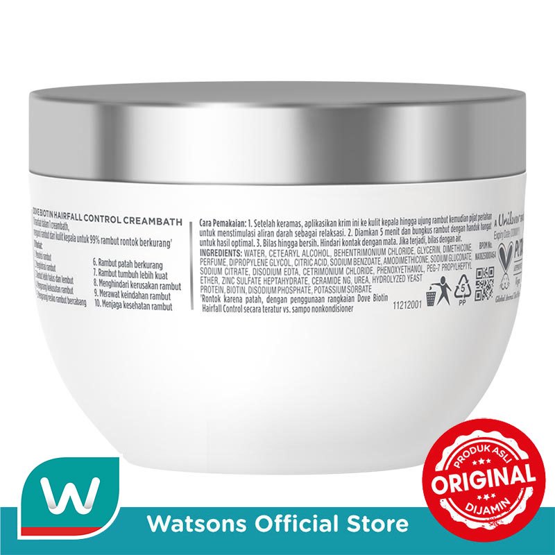 Dove Creambath Biotin Haifall Control 300g - Gambar 3