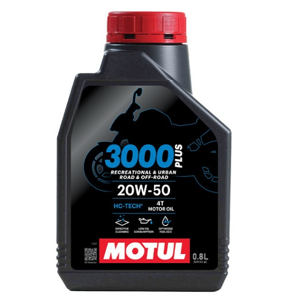 Oli Motor Motul 3000 PLUS 4T 20W50 0.8L II