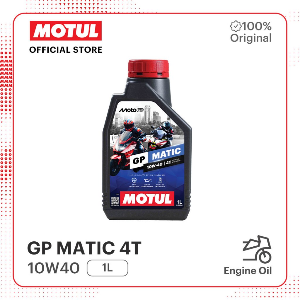 Oli Motor Motul GP MATIC 4T 10W40 1L II - Gambar 2