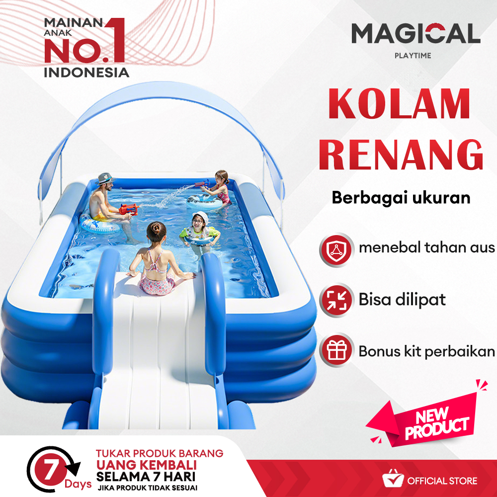 Magical Playtime Kolam Renang Anak Jumbo 3 Ring