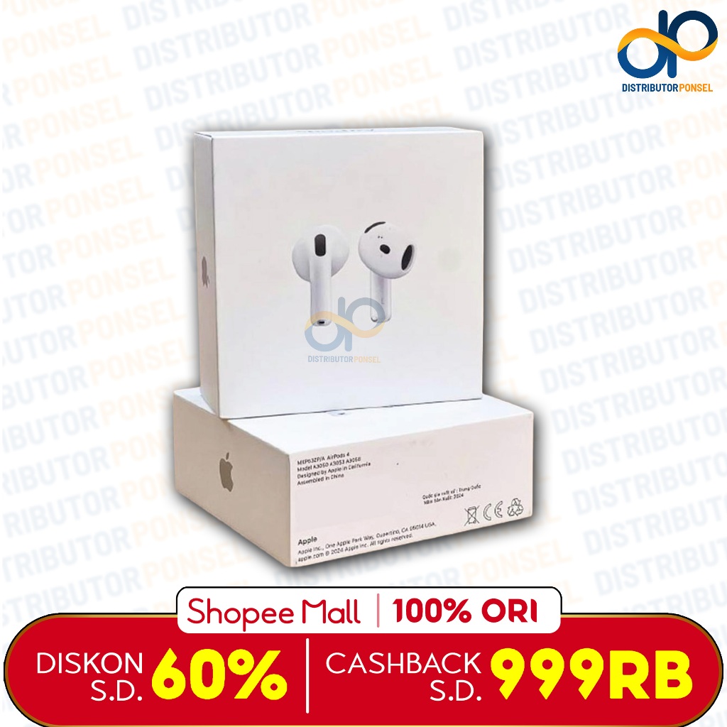 Apple [Airpods] Gen 4 4th Gen Active Noise Cancellation Airpod Air Pods Garansi