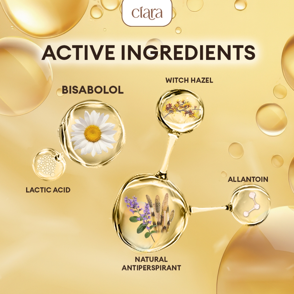 [NEW LAUNCH] Ciara Body Odor Block Spray Antiperspirant Natural Bunuh bakteri & cegah bau badan hingga 72 jam Anti Keringat, Bebas Tawas penghilang bau badan deodorant natural tahan 72 jam anti iritasi deodorant sensitive skin - Gambar 3