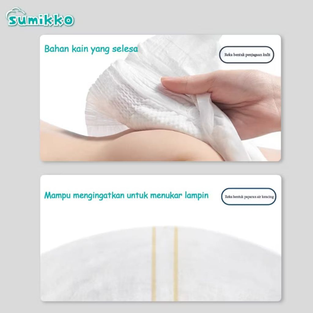 pempers pants popok Sumikko S50 M50 L50 XL50 - Gambar 2