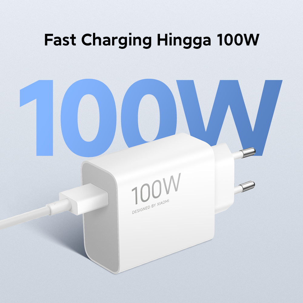 Xiaomi 100W Charging Combo (Type-A) EU / Fast Charging 100W / Teknologi GaN Lebih Efisien & Minim Panas / Desain Ringkas & Ringan / Charger [Xiaomi Official Store] - Gambar 2
