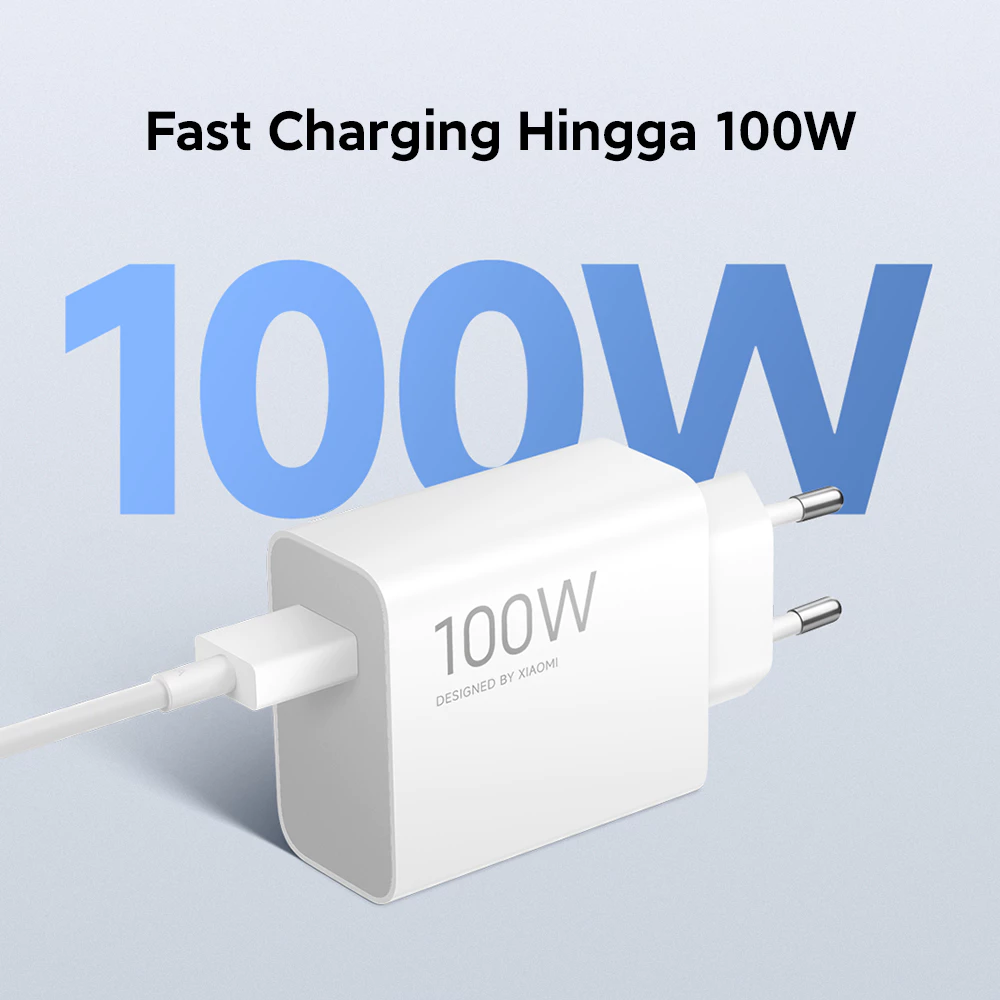 Xiaomi 100W Charging Combo (Type-A) EU / Fast Charging 100W / Teknologi GaN Lebih Efisien & Minim Panas / Desain Ringkas & Ringan / Charger [Xiaomi Official Store] - Gambar 2
