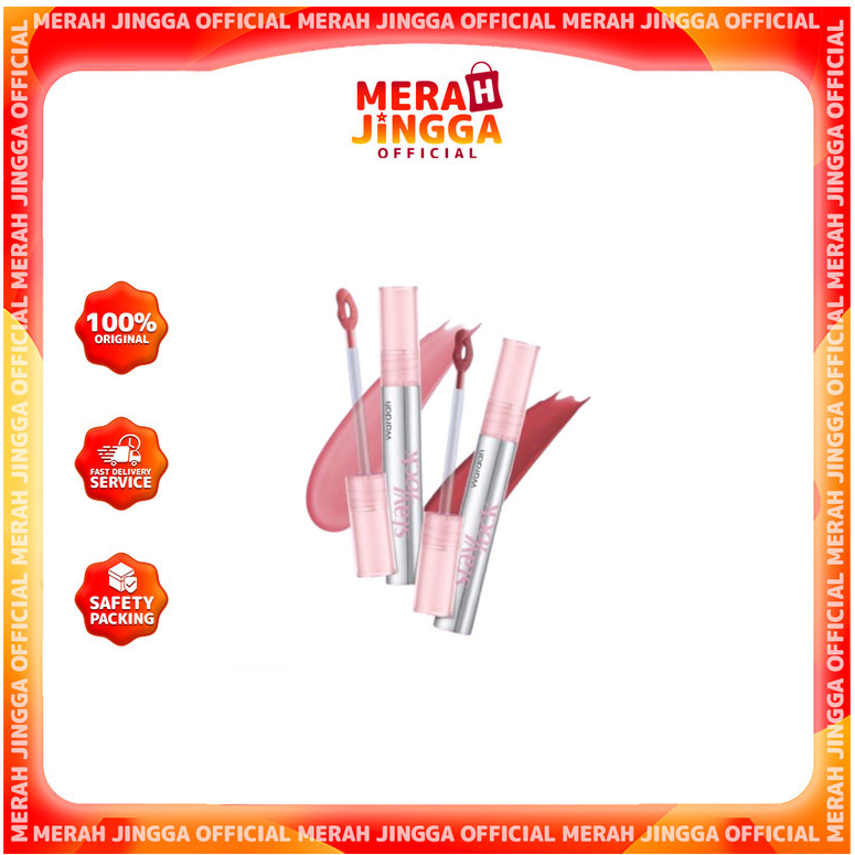 Wardah Staylock Lip Matte 20H+ Long lasting Lip Cream Intense Transferproof / Merah Jingga Official