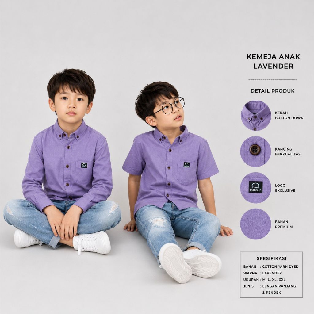 Suppai - Lavender Hem Kids Long Short | Shopee Singapore