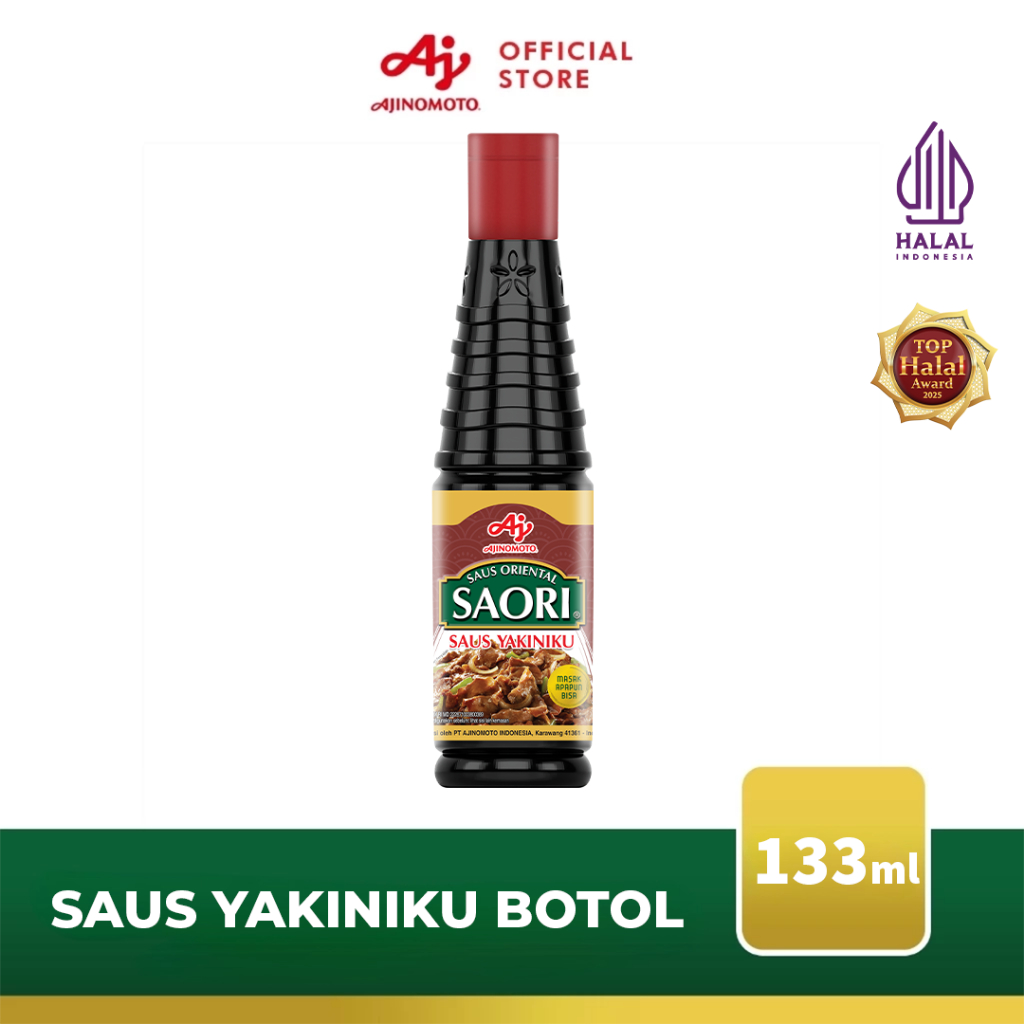 SAORIÂ® Saus Oriental Yakiniku 133ML (1pc) - Dilengkapi Aroma Sapi Panggang Dan Wijen Yang Khas