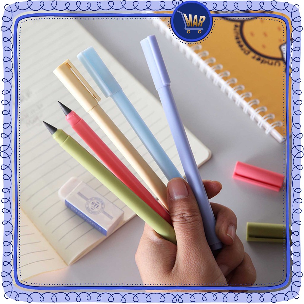 Pensil Abadi Eternal Tidak bisa habis Ajaib Pencil Graphite alat tulis ATK pen pena sovenir kado
