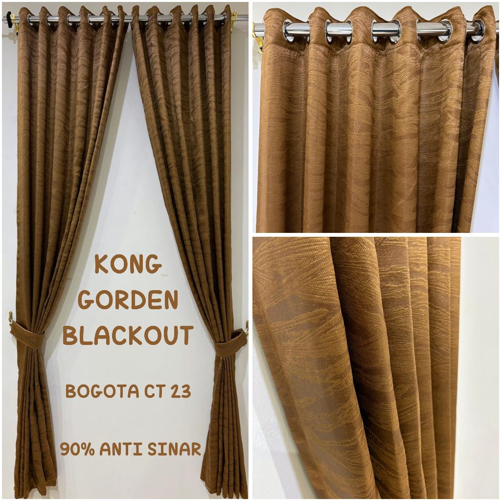 KONG GORDEN BLACKOUT EMBOS MODEL 12 RING 6 GELOMBANG TINGGI 200 DAN 225 CM - Gambar 2