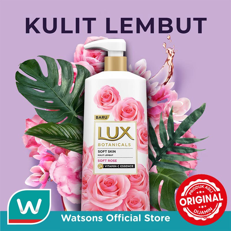 Lux Botanicals Sabun Mandi Cair Soft Rose 500ml - Gambar 3