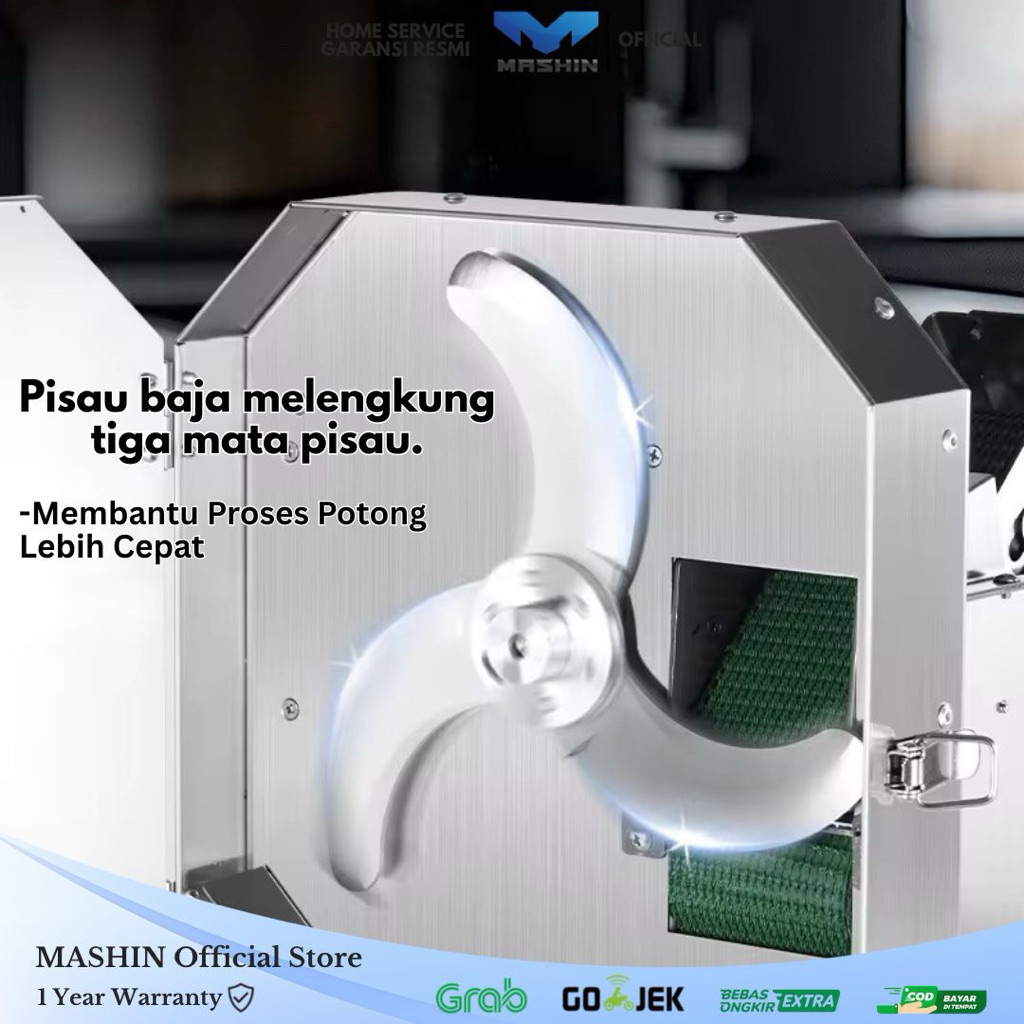 Mashin - Mesin Pemotong Sayuran Multifungsi Long Bean Cutting Potong Kacang Panjang Otomatis - Gambar 3