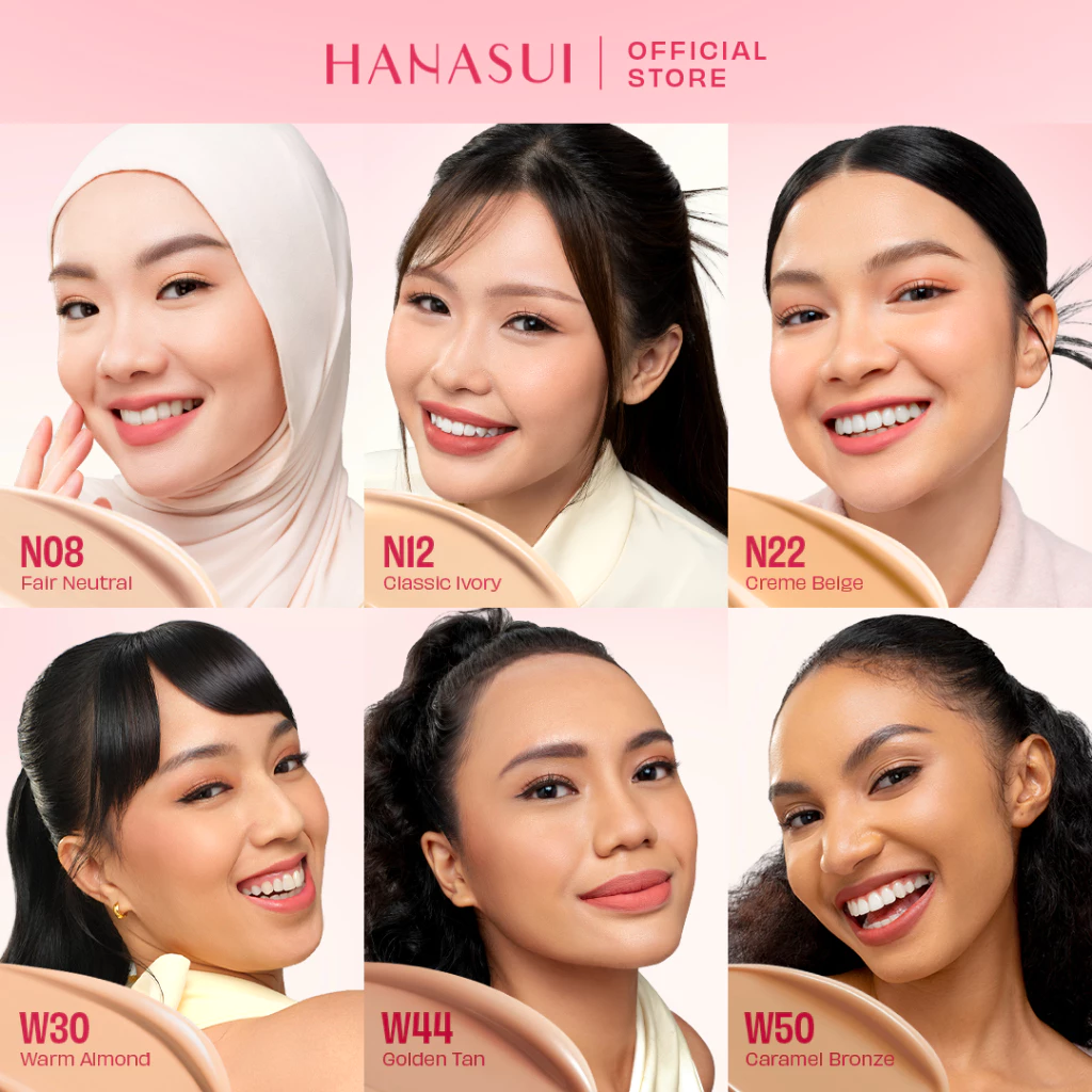 [NEW LAUNCH] Hanasui Daily Serum Matte Cushion SPF 50 High Coverage - Matte Filter Technology - Pore Blurring - Matte Finish - Lightweight - Tahan Lama Hingga 12 Jam Tanpa Oksidasi - Non Oxidize - Skincare Infused Formula - Cushion Murah - Cushion Viral - Gambar 4
