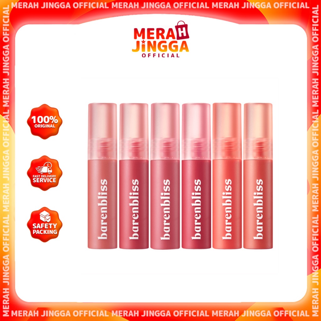 BNB Barenbliss Cherry Makes Cheerful Lip Velvet / Merah Jingga Official