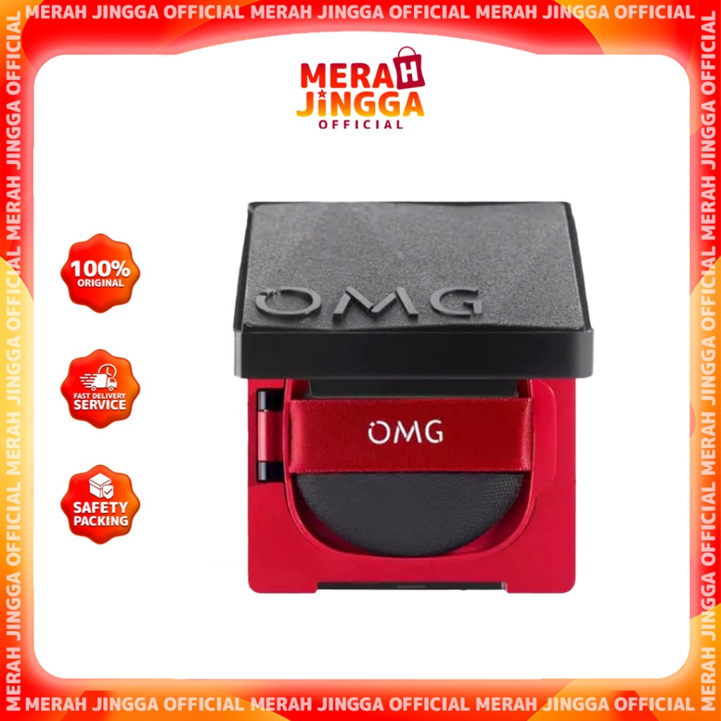 OMG OH MY GLAM Ultimatte Power Cushion 11 g Tahan 12H / Merah Jingga Official