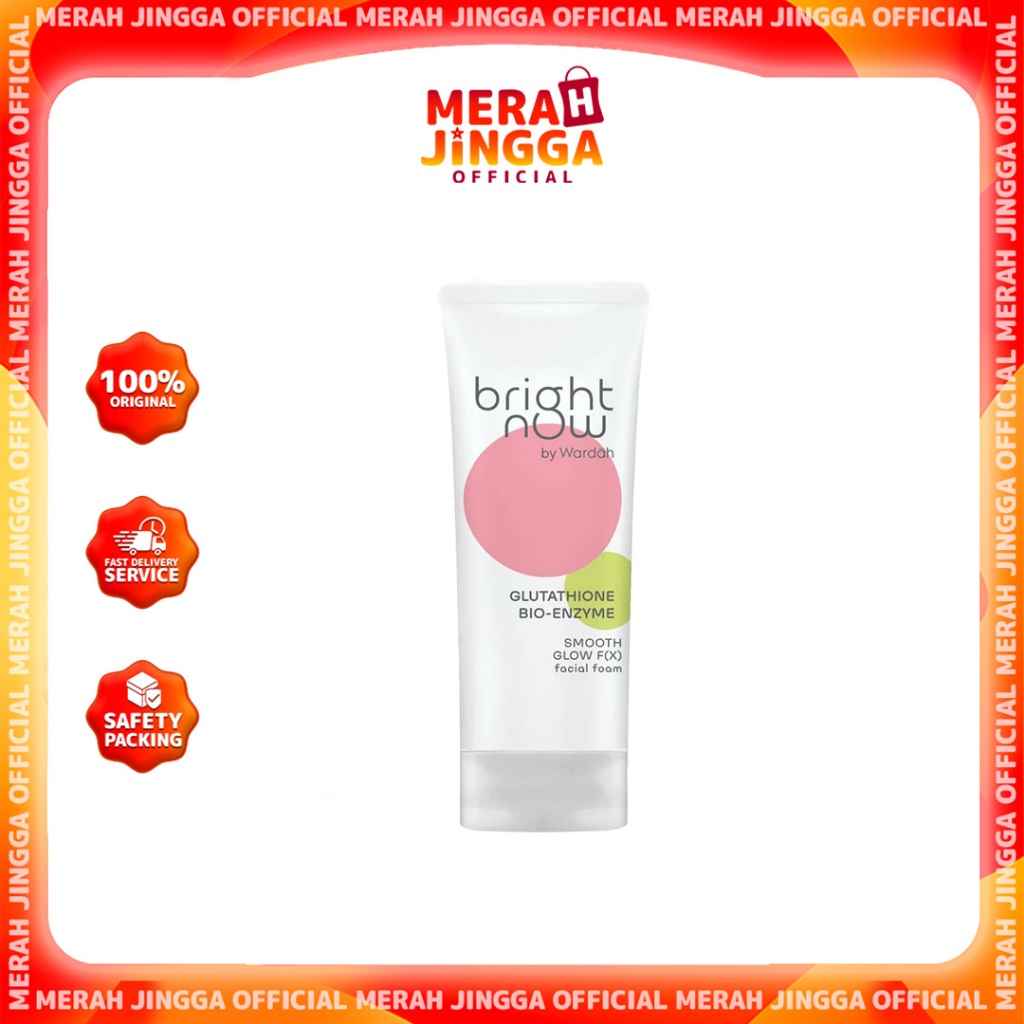 Wardah Perfect Bright Creamy Foam Brightening + Smoothing Glow 20ml - 50ml - 100ml / Merah Jingga Official