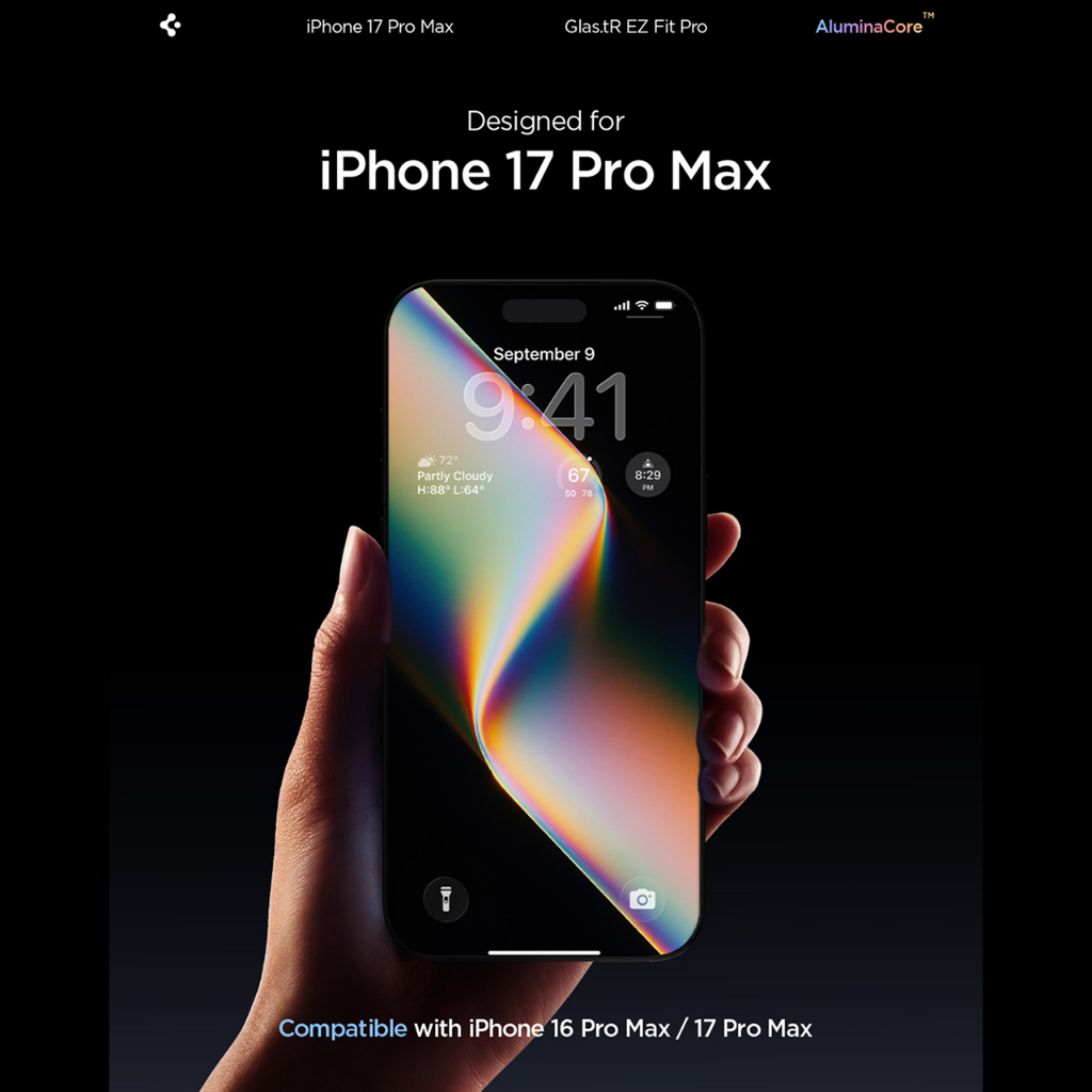 SPIGEN Special Live Tempered Glass for iPhone 17 Pro Max Glas tR EZ Fit 9H Clear Anti Gores Scratch - Gambar 2
