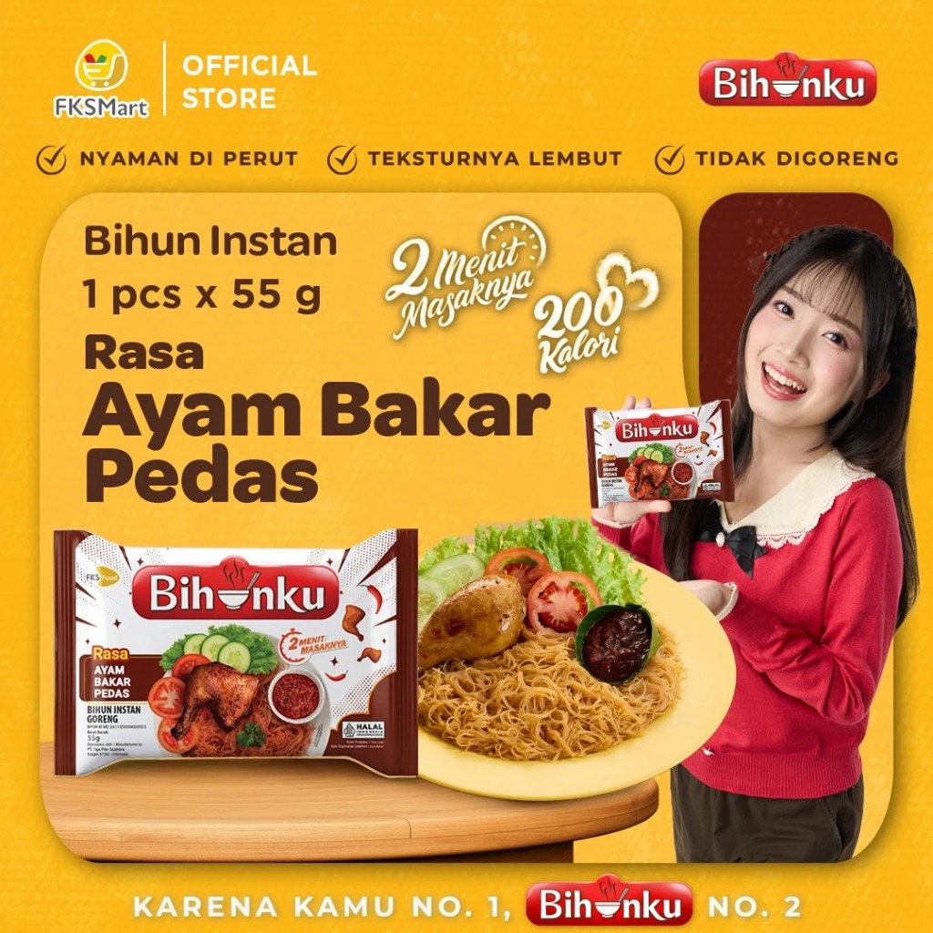 Bihunku Bihun instan tersedia aneka rasa netto 55 gram - Gambar 3