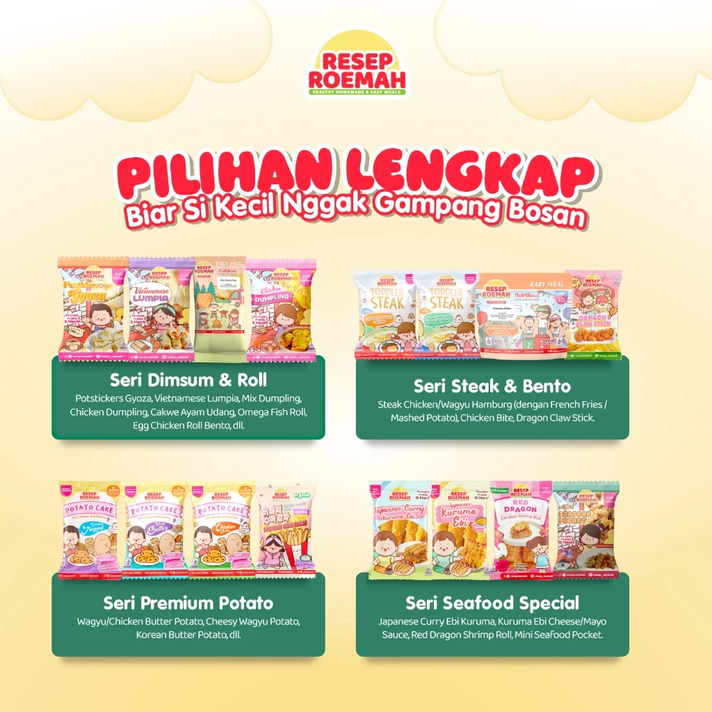 Aneka Lauk Goreng & Healthy Frozen Food By Resep Roemah - Nugget Bento Anak MPASI Toddler & Kids No MSG & Pengawet - Gambar 3