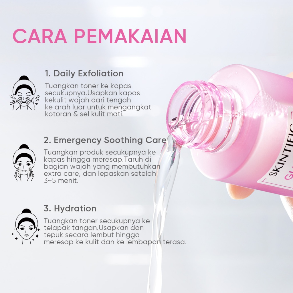 [Big Diskon] Skintific 3in1 Set Untuk Kulit Sensitif - Gambar 4