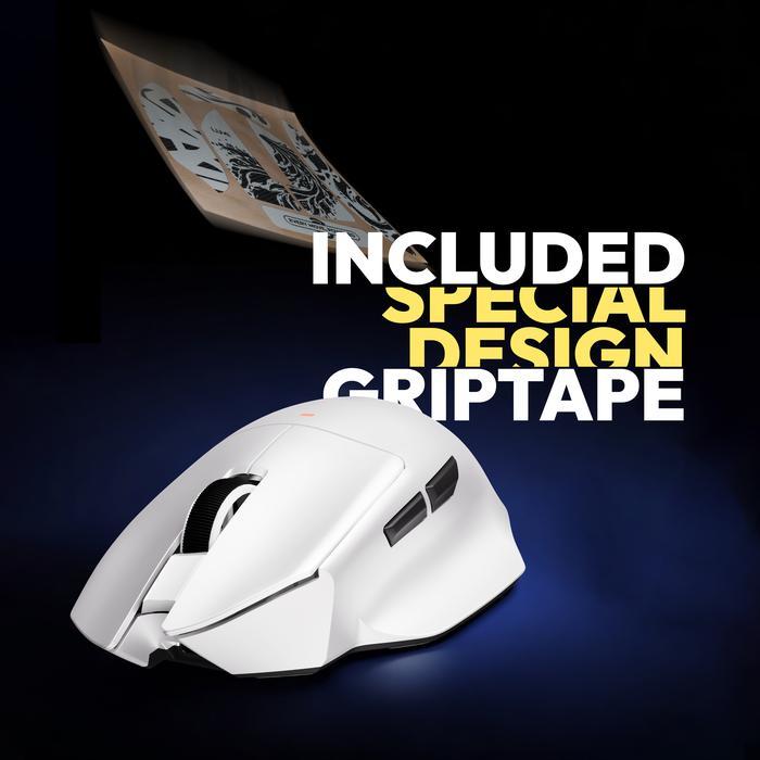 Moxanic X VortexSeries LUMI G5 / G-5 Lightweight Wireless Tri Mode Gaming Mouse Ergonomic PixArt PAW 3311 with Charging Dock - Gambar 3