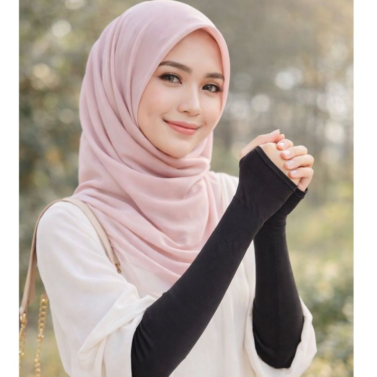 ZEBALTA - Manset Tangan Lubang Jempol Pilih Warna - Gambar 3