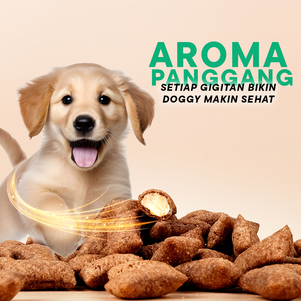 PAWZIO Trial Puff DogFood 100 Gr - Salmon and Goatmilk - Makanan Anjing Tanpa Biji Gandum - Gambar 4