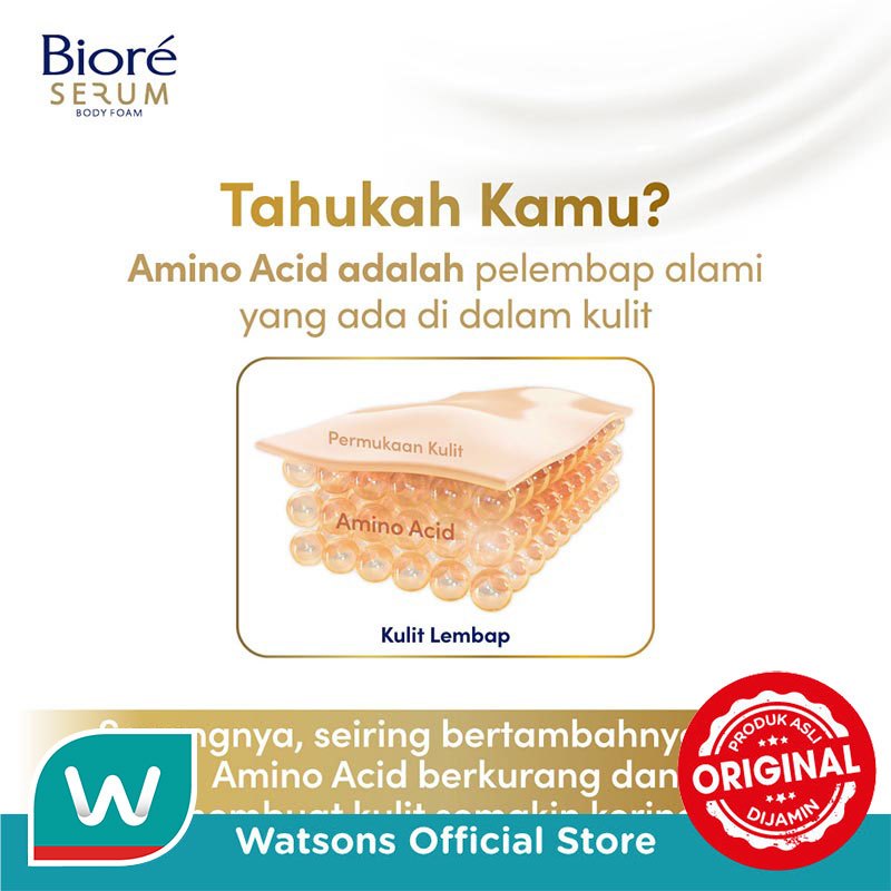Biore Serum Sabun Mandi Cair Rejuvenating Pouch 380ml – 2X Melembabkan Kulit Sejak Pemakaian Pertama - Gambar 4