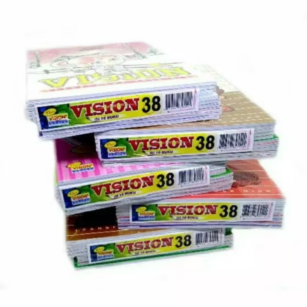 1Pack (10Buku) Buku Tulis Sekolah SIDU VISION alat tulis sekolah dan kantor - Gambar 2