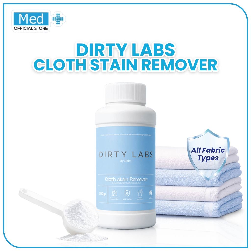 Med+ Dirty Labs By Med+ Cloth Stain Remover / Penghilang Noda Baju Membandel / Pemutih Pakaian Anti Noda
