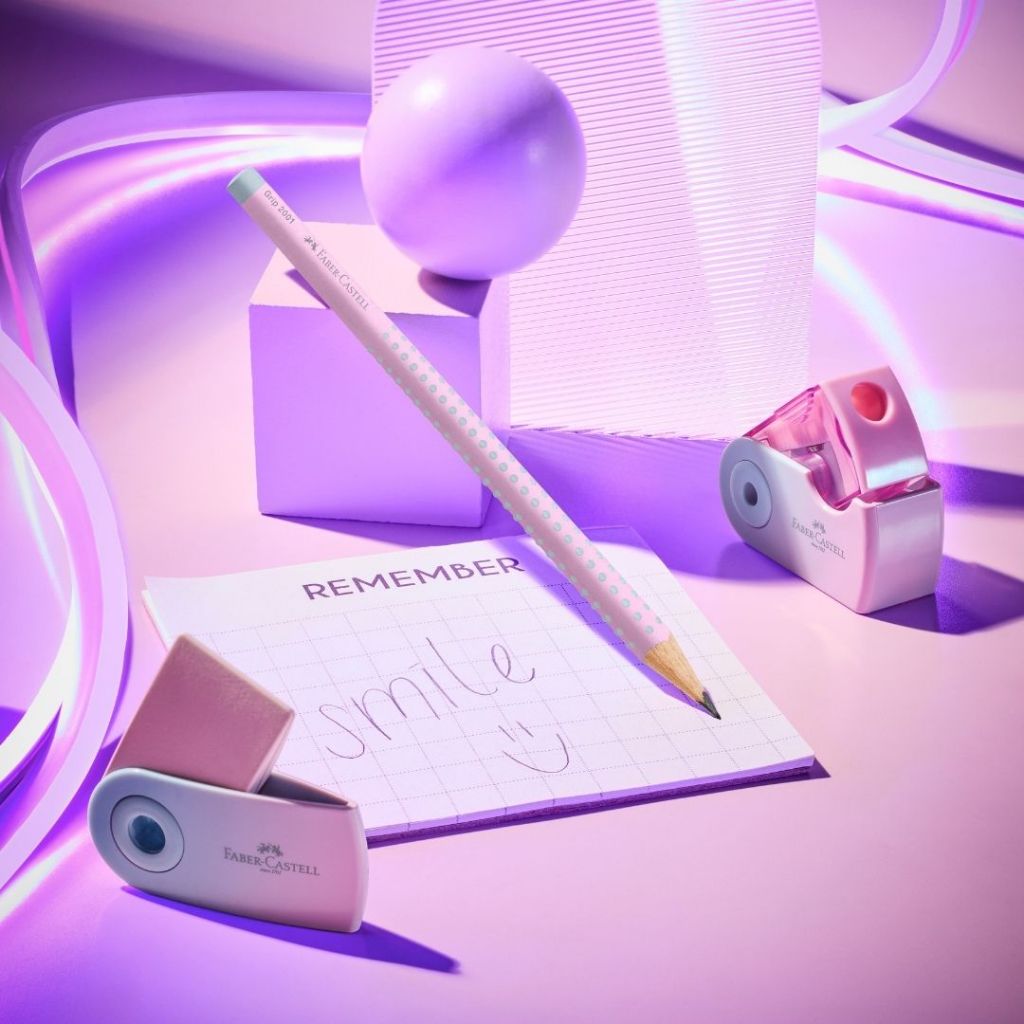 Faber-Castell Paket Alat Tulis Pulpen, Pensil, Penghapus dan Rautan Follow Your Flow Stationery Series