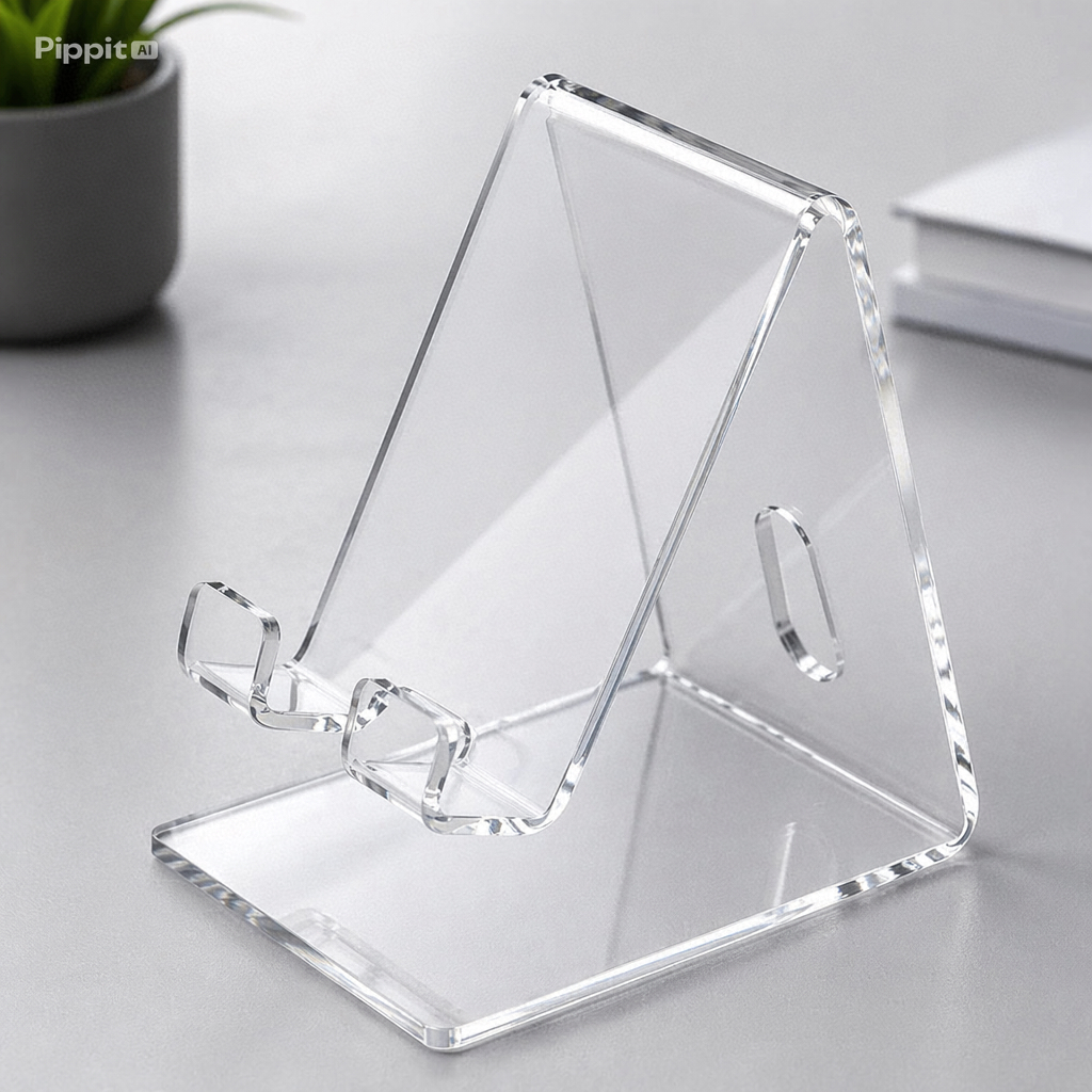stand hp tatakan dudukan hp phone stand holder acrylik - Gambar 3