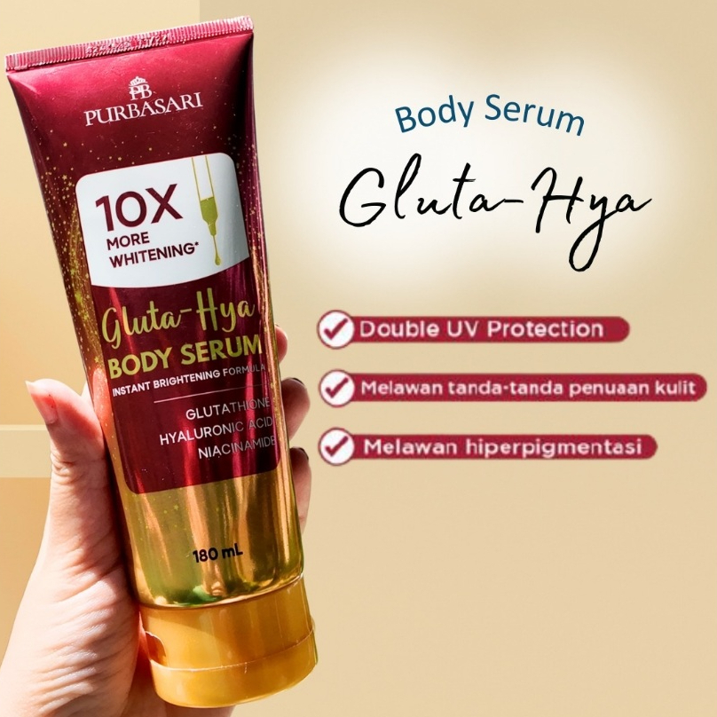 PURBASARI Body Serum 10X Pencerah Body Serum Merah Perawatan Tubuh Extra Whitening / Merah Jingga Official - Gambar 3