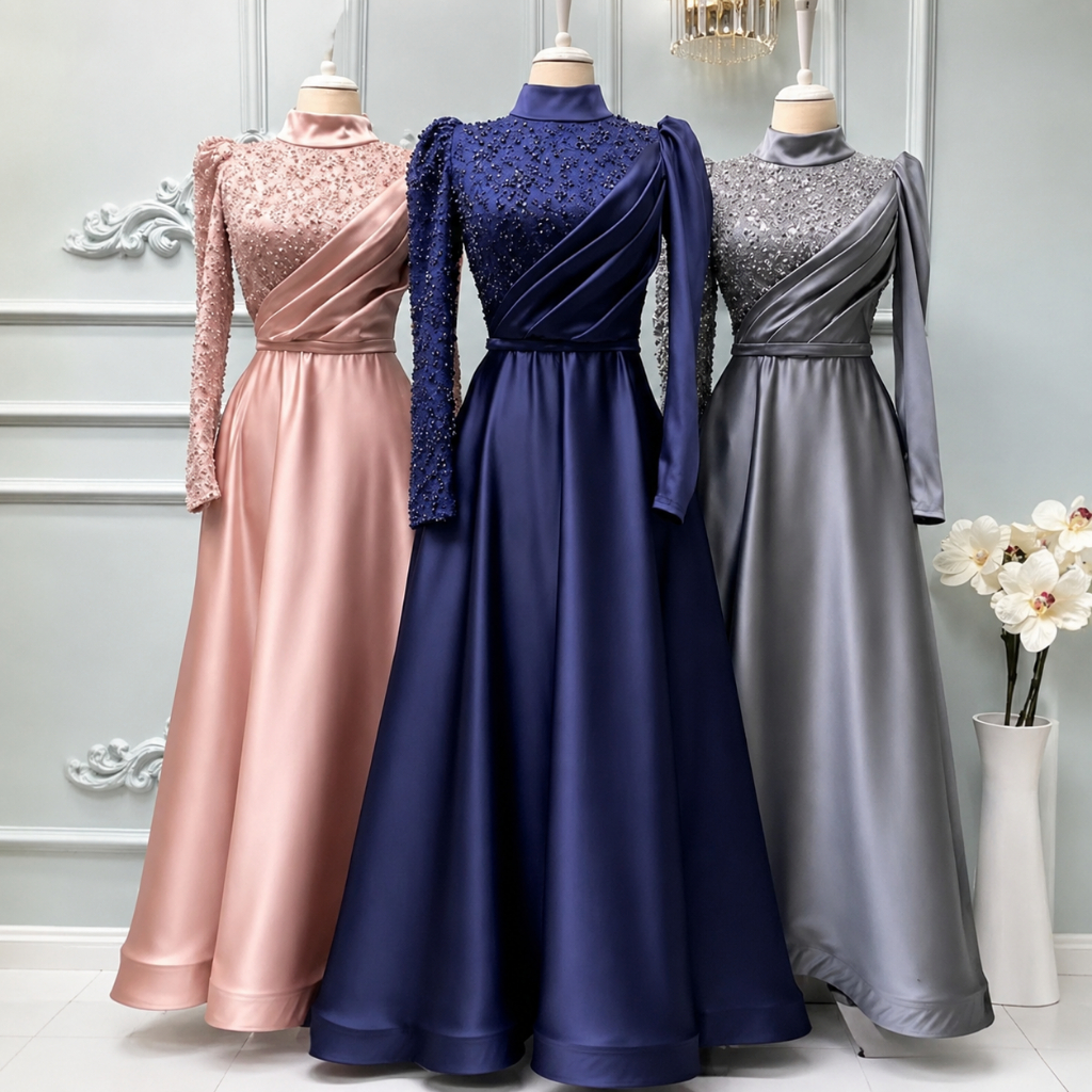 LUXURY DRESS_ MATERIAL MAXMARAsatin_ PRE-ORDER DRESS | Shopee Singapore
