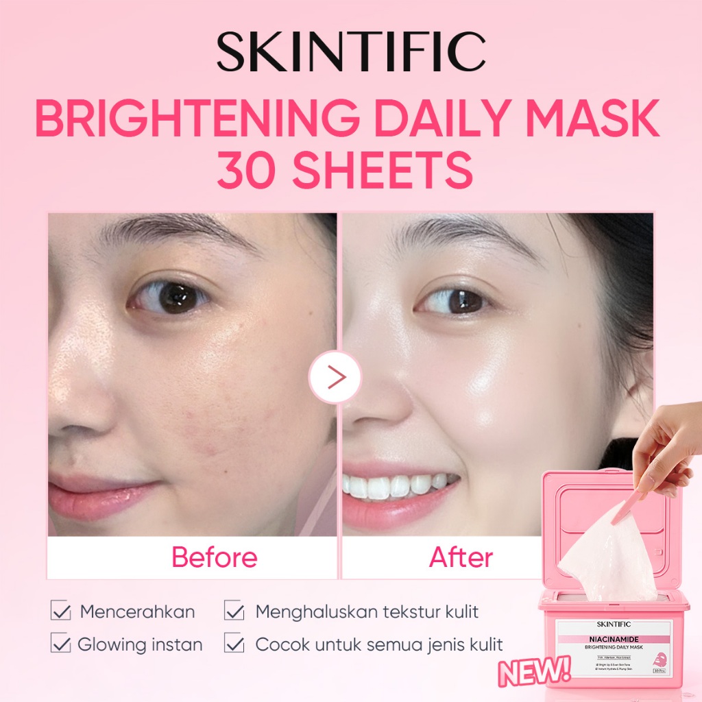 Skintific 3pcs Glow Makeup Combo Brightening Set - Gambar 4