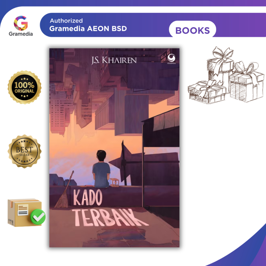 Novel Kado Terbaik J.S. KHAIREN - Gramedia AEON BSD - Gambar 2