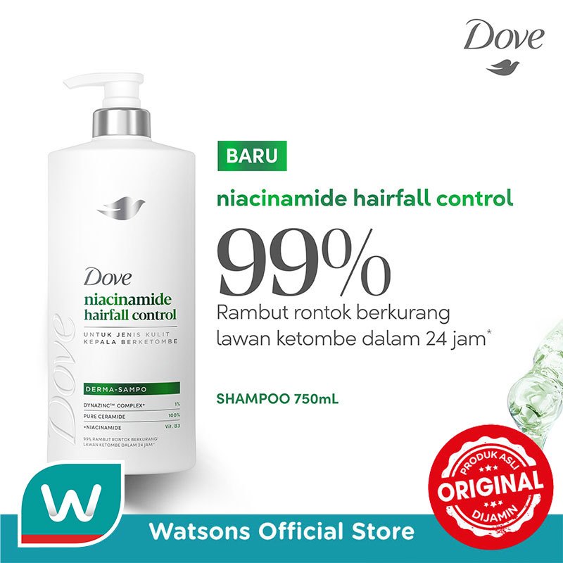 Dove Shampoo Niacinamide Hairfall Control 750ml