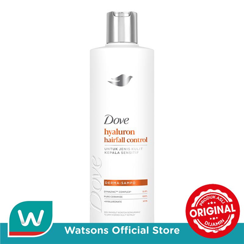 Dove Shampoo Hyaluron Hairfall Control 290ml - Gambar 2