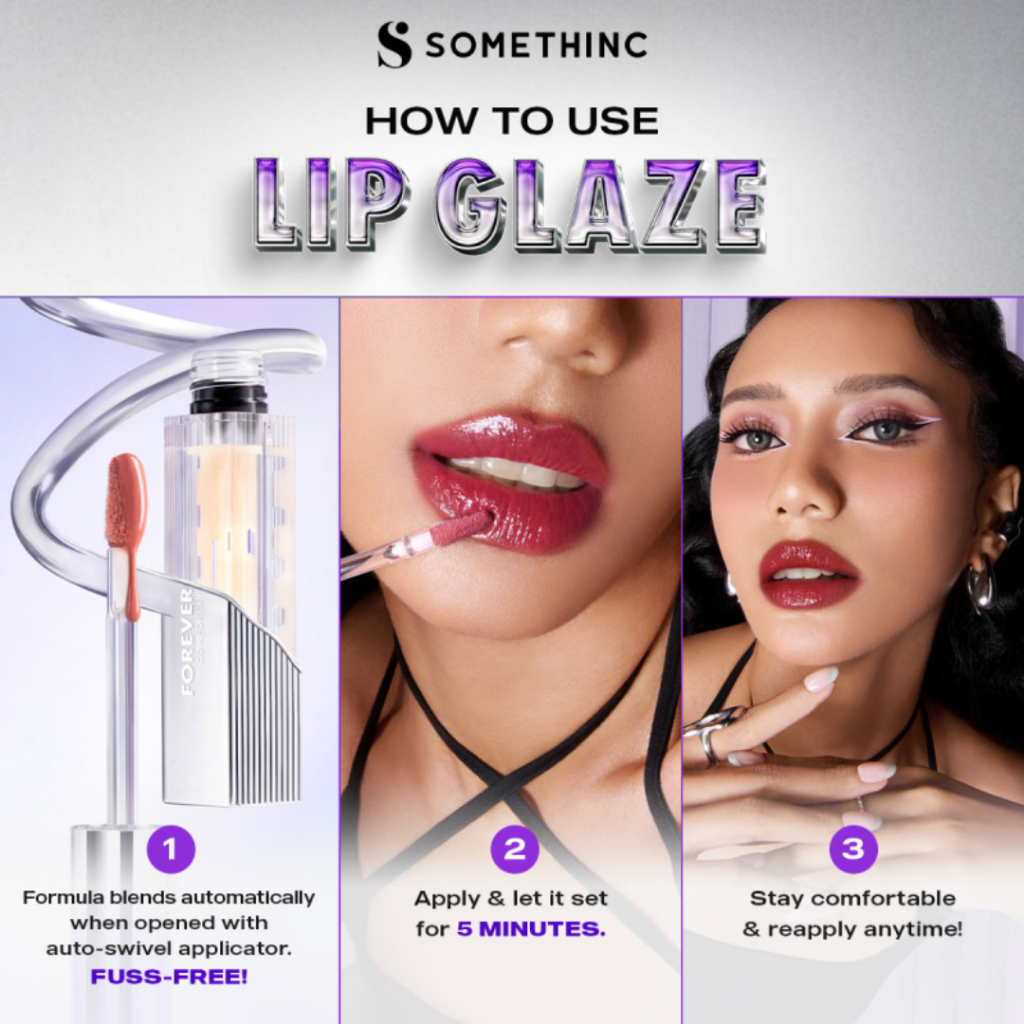 Somethinc Forever Stay Comfort Lip Glaze - 05 Unreal - Gambar 3